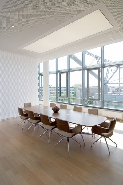 Lamellgardiner, SG 2910, Multi Visio, room shot ""Office Gehrke econ in the Torhaus", Hannover, Germany, Vertical Waves