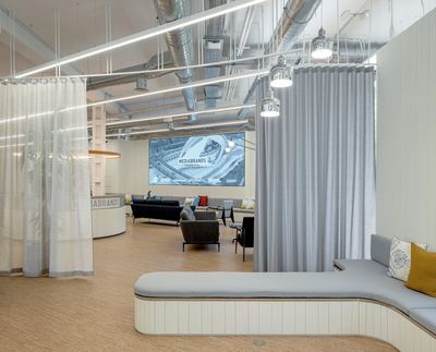 Curtain Systems, SG 6970, Colorama 2, Mediabrands Headquarters, Madrid, Spain