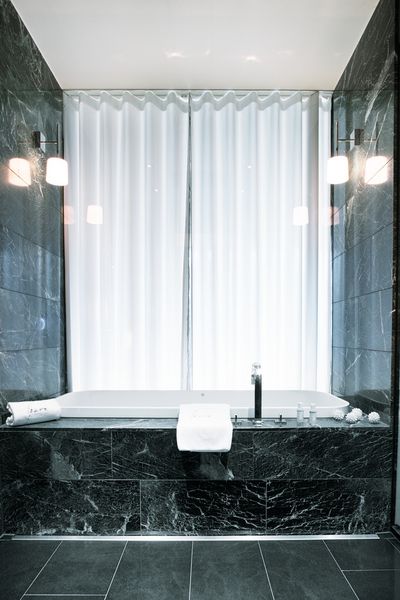 Gardinsystem, Customer Fabrics, Room shot "Hotel Park Weggis", Switzerland, Recess