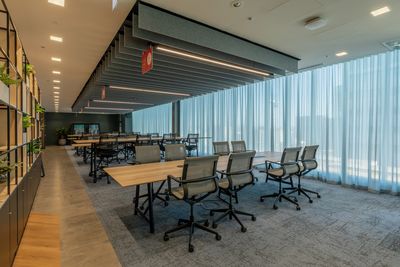 Curtain Systems, SG 5600, Colorama 1, Virgin Money, Glasgow, Scotland, United Kingdom