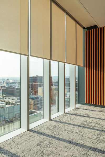 Roller Blind Systems, SG 4960, Versascreen 1-10%, Virgin Money, Glasgow, Scotland, United Kingdom