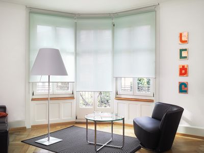 Roller Blind Systems, Room shot "Private Residence", Bern, Switzerland